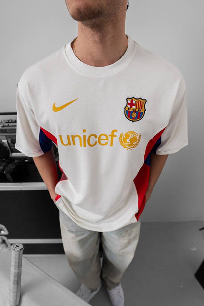 FC Barcelona UNICEF T-Shirt - Stylish Tee for Barça Fans & Charity Support Withinblack