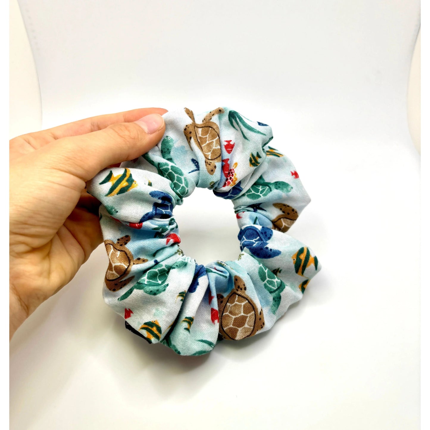Mini Coral Reef Fish Summer Scrunchie Enchanted Scrunch