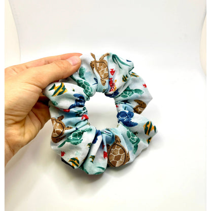 Mini Coral Reef Fish Summer Scrunchie Enchanted Scrunch
