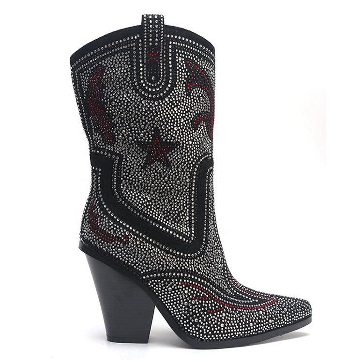 Crystal Luxe Rhinestone Boots Country in My Heart
