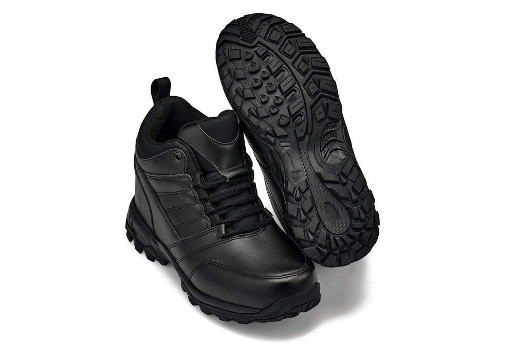 CALTO - FD003 - 4.5 Inches Taller (Black) - Lightweight Tallmenshoes.com