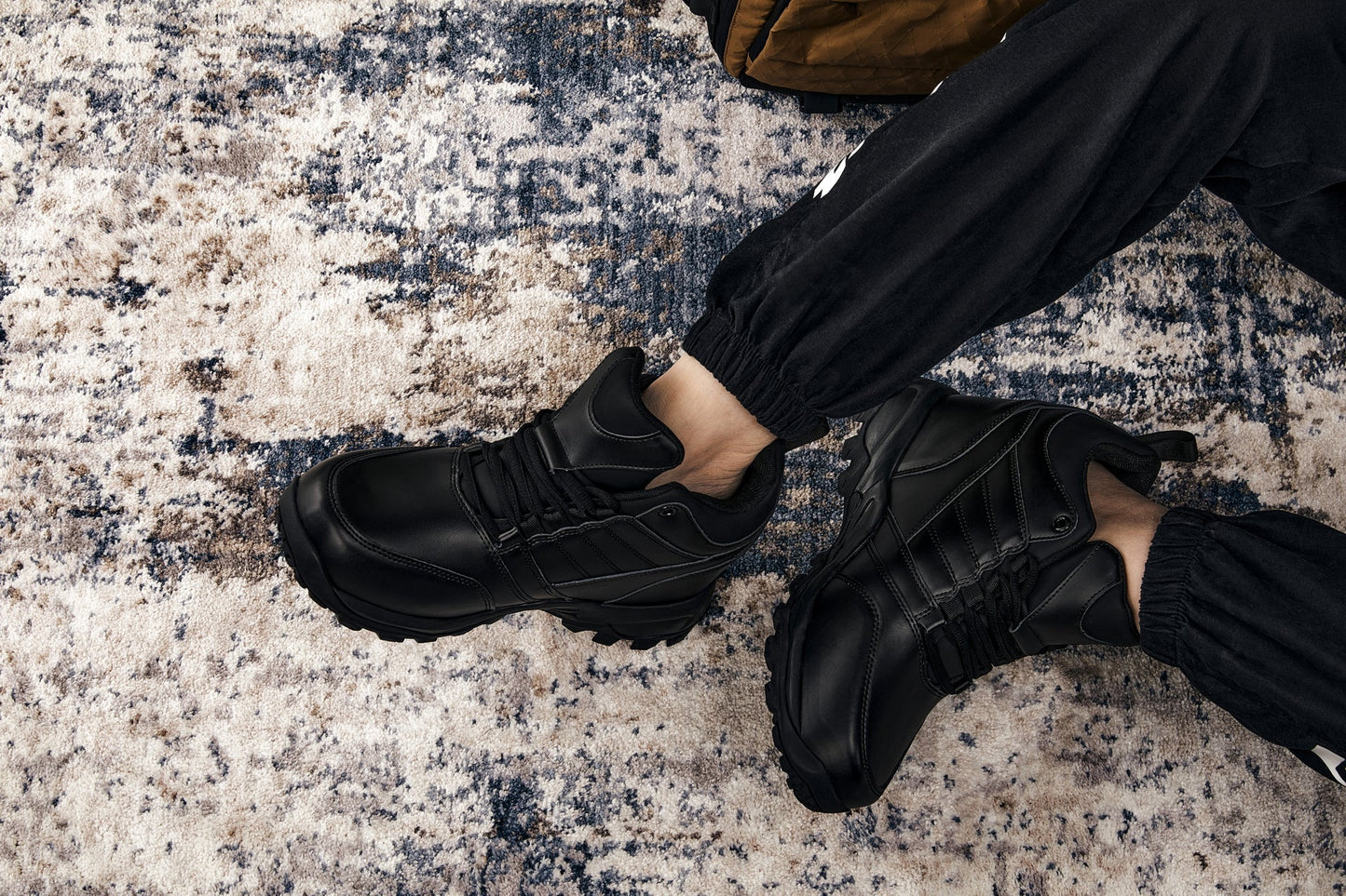 CALTO - FD003 - 4.5 Inches Taller (Black) - Lightweight Tallmenshoes.com
