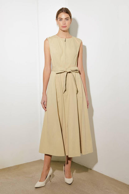 DELICATE DREAMS WOVEN MIDI DRESS Flying Tomato