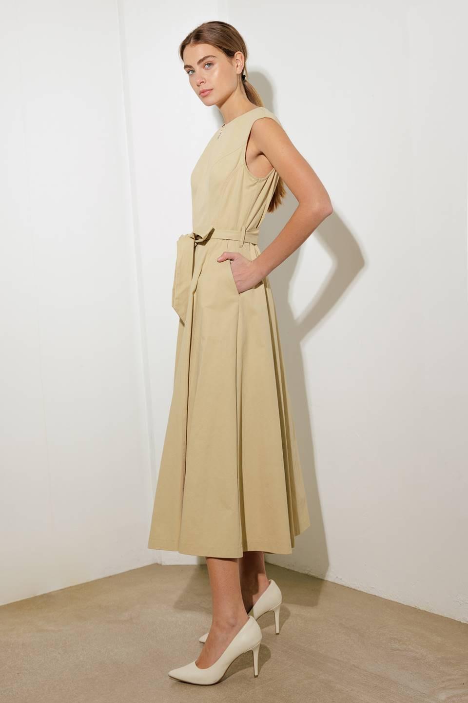 DELICATE DREAMS WOVEN MIDI DRESS Flying Tomato