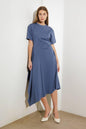 RIGHT ON CUE KNIT MIDI DRESS Flying Tomato
