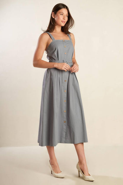 CALIFORNIA DREAMING WOVEN MIDI DRESS Flying Tomato
