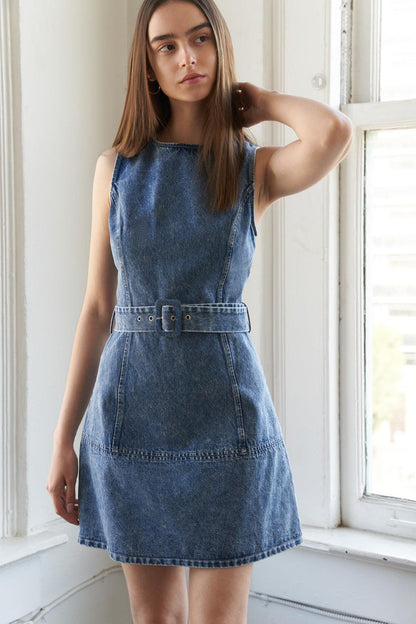 TURN A NEW LEAF MINI DRESS Flying Tomato