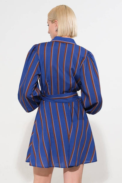 GIVE IT A GO WOVEN MINI DRESS Flying Tomato