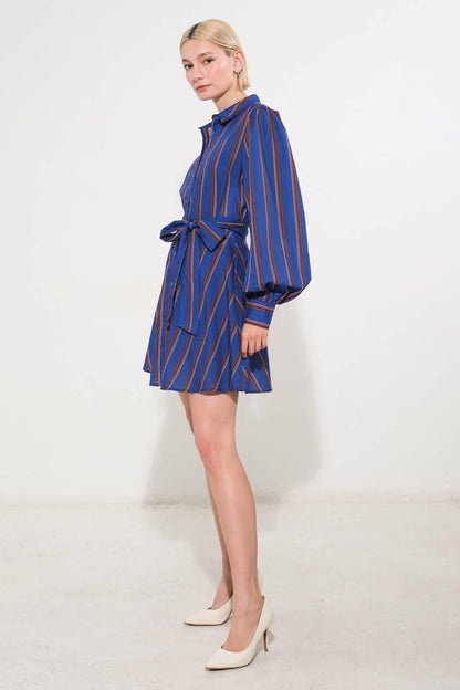 GIVE IT A GO WOVEN MINI DRESS Flying Tomato