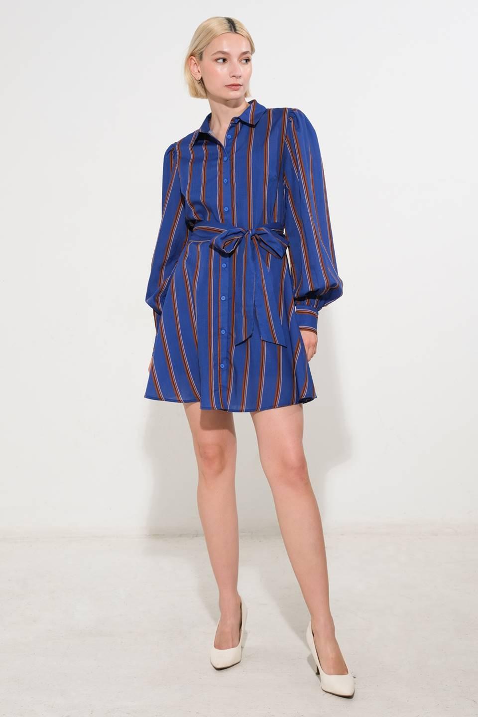 GIVE IT A GO WOVEN MINI DRESS Flying Tomato