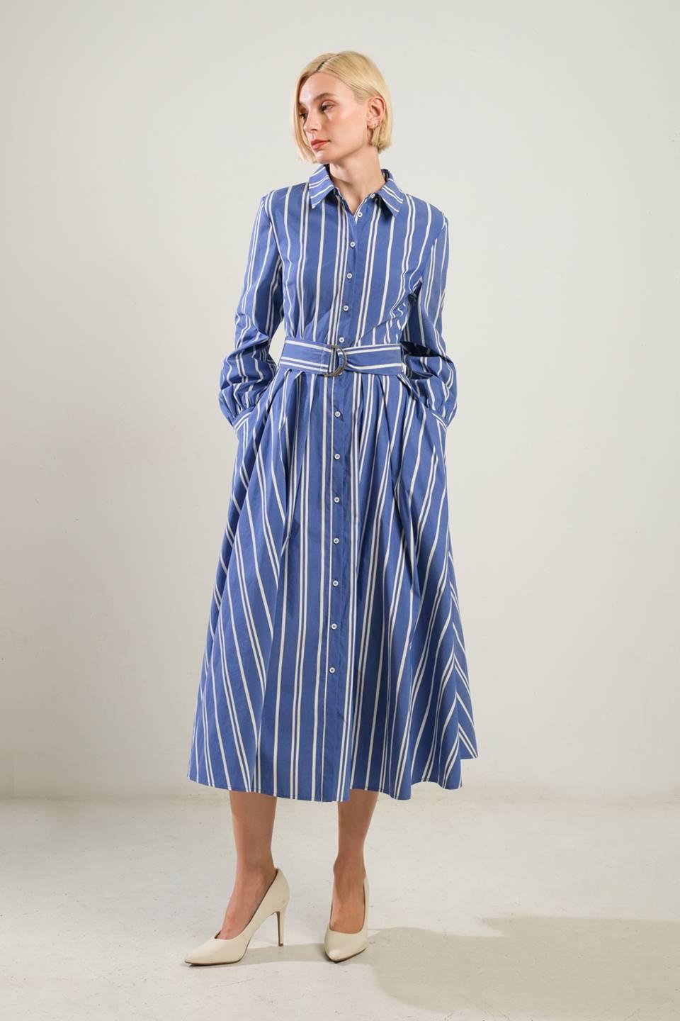 PETAL POWER MIDI SHIRT DRESS Flying Tomato