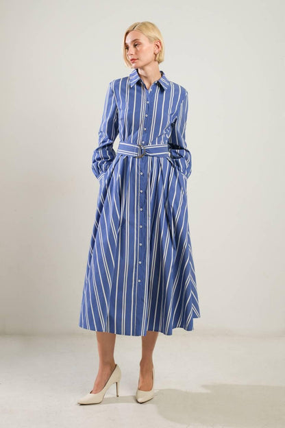 PETAL POWER MIDI SHIRT DRESS Flying Tomato