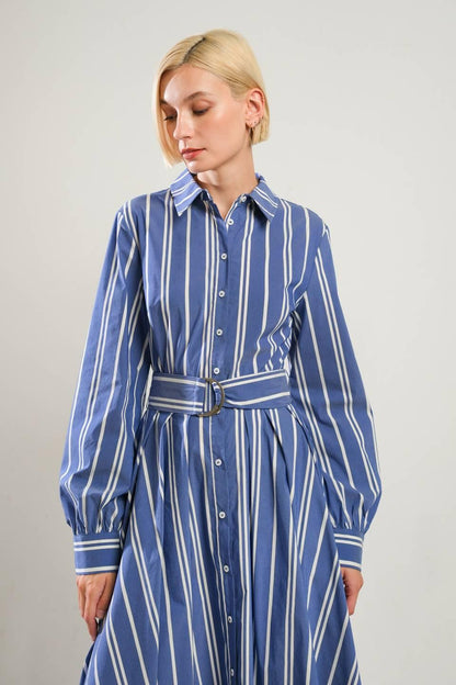 PETAL POWER MIDI SHIRT DRESS Flying Tomato