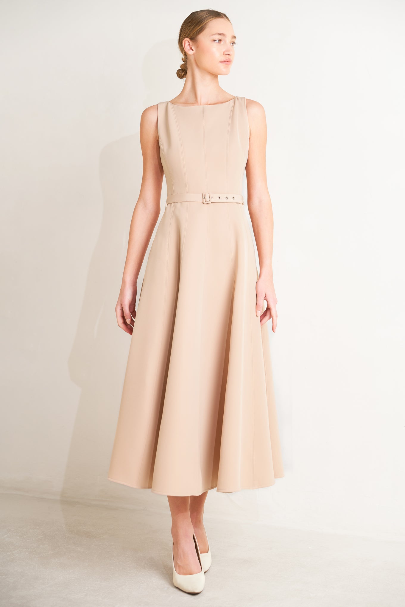 LIVING THE DREAM WOVEN MIDI DRESS Flying Tomato