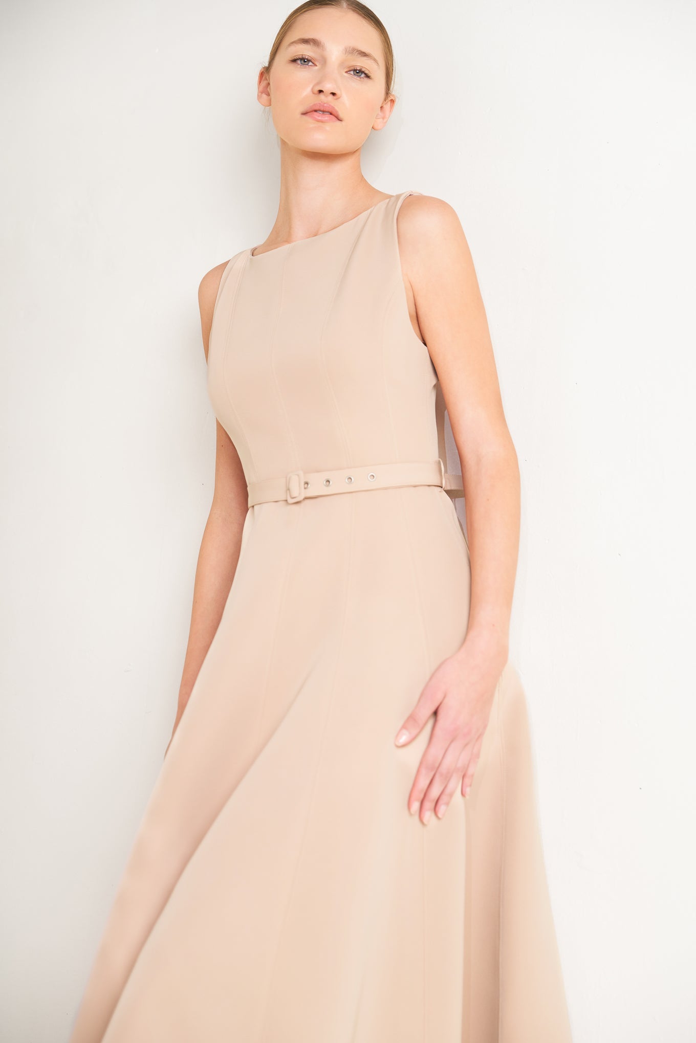 LIVING THE DREAM WOVEN MIDI DRESS Flying Tomato