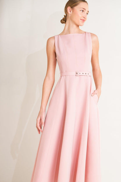 LIVING THE DREAM WOVEN MIDI DRESS Flying Tomato