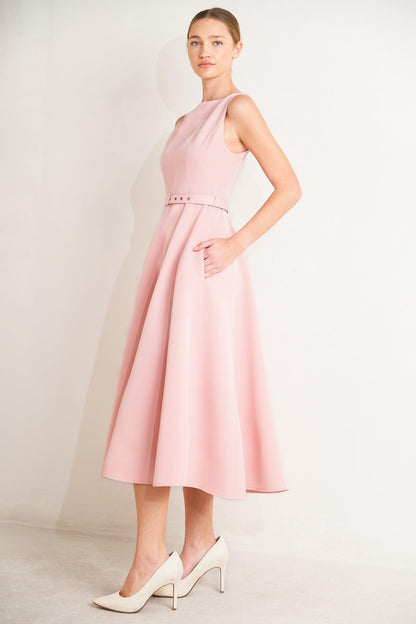 LIVING THE DREAM WOVEN MIDI DRESS Flying Tomato