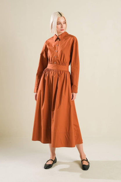 MEADOW MUSE WOVEN MIDI DRESS Flying Tomato
