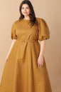 CAN'T STOP ME WOVEN MIDI DRESS Flying Tomato