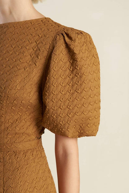 CAN'T STOP ME WOVEN MIDI DRESS Flying Tomato