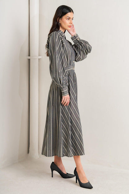 WHAT I FEEL WOVEN MIDI DRESS Flying Tomato