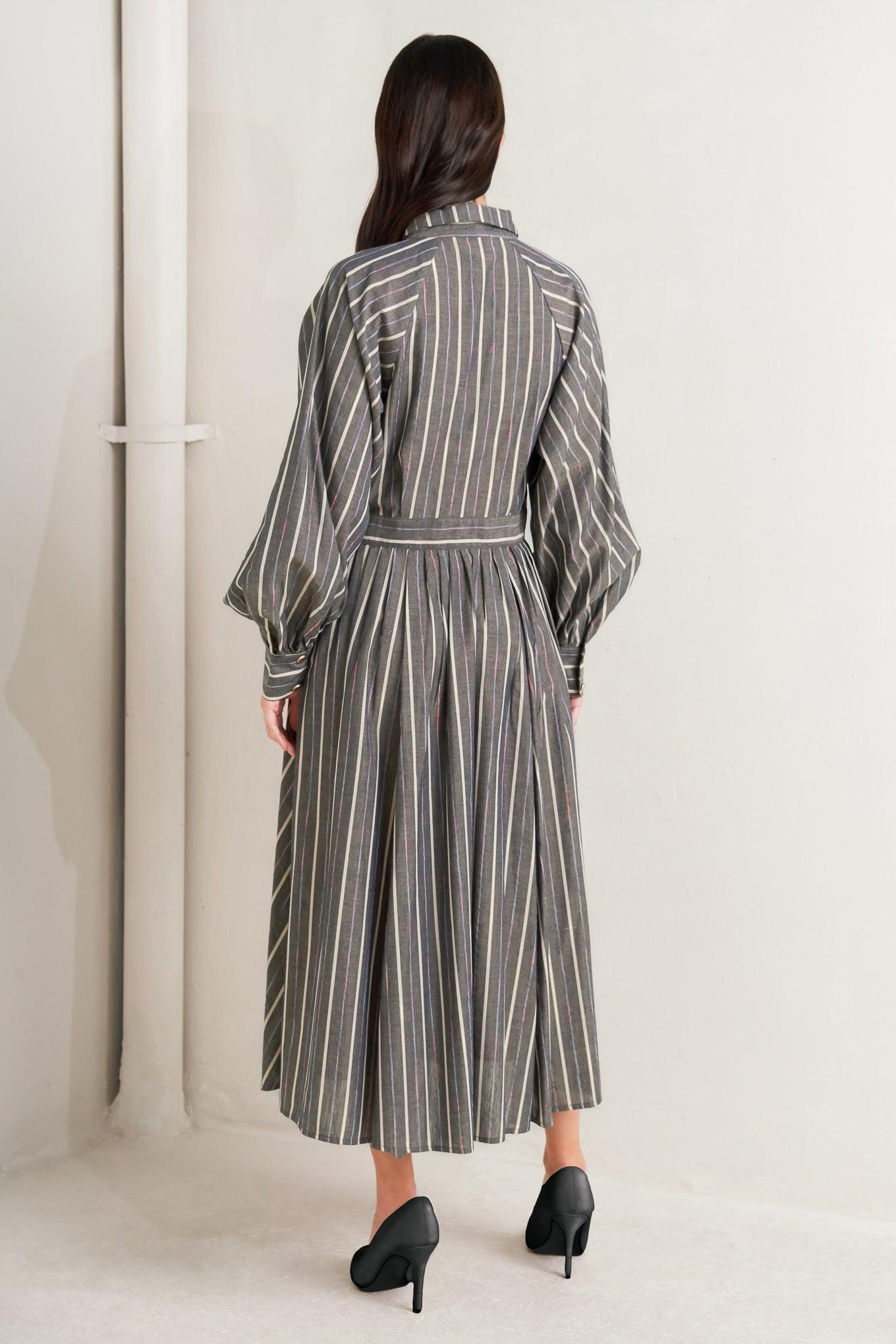 WHAT I FEEL WOVEN MIDI DRESS Flying Tomato