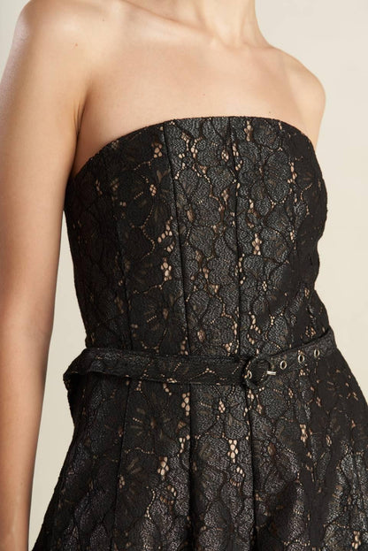 THE TRUTH IS WOVEN LACE MIDI DRESS Flying Tomato