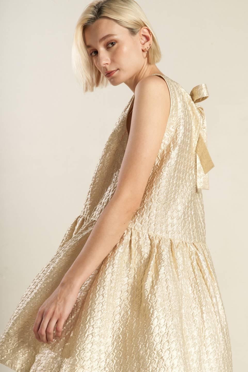 HORIZON HIDEAWAY WOVEN MINI DRESS Flying Tomato