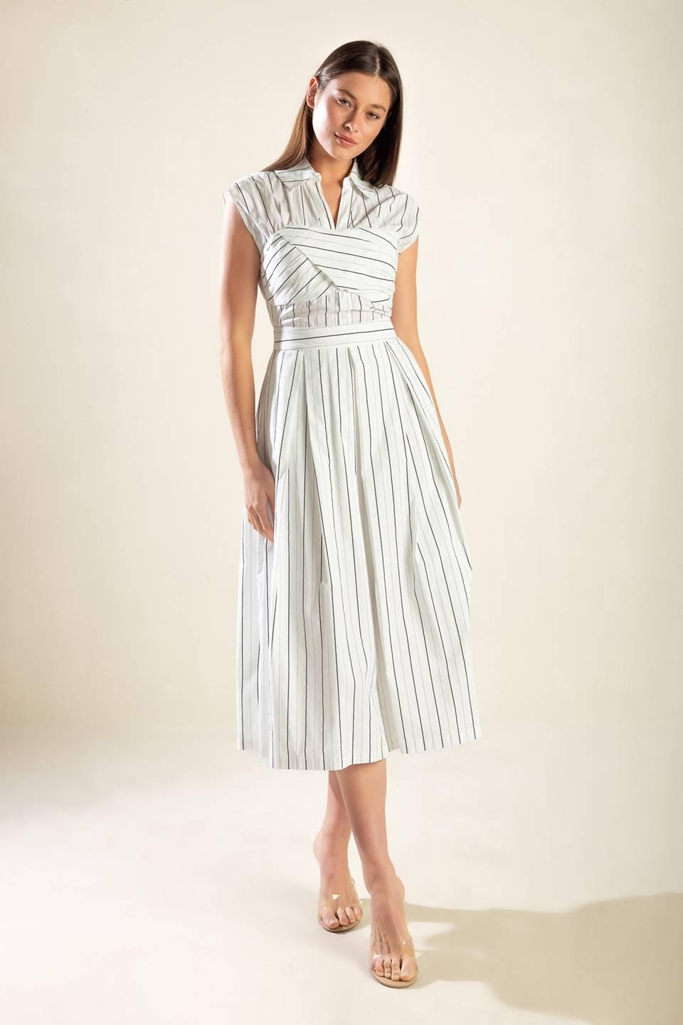 INCREDIBLY SENSATIONAL WOVEN MIDI DRESS Flying Tomato