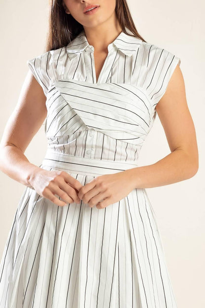 INCREDIBLY SENSATIONAL WOVEN MIDI DRESS Flying Tomato