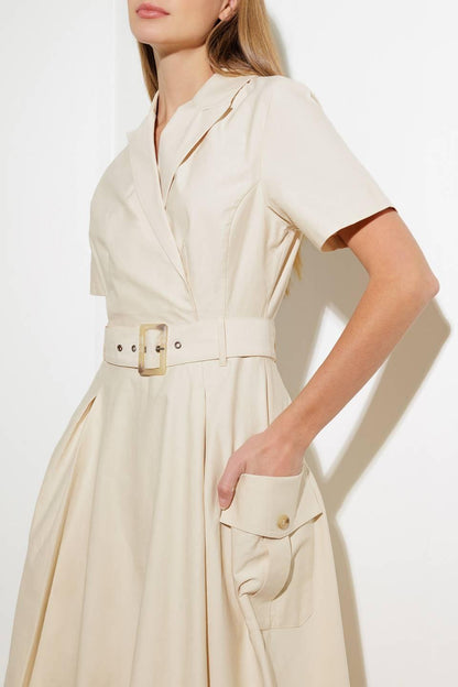 LOST IN THE STARS WOVEN MIDI DRESS Flying Tomato