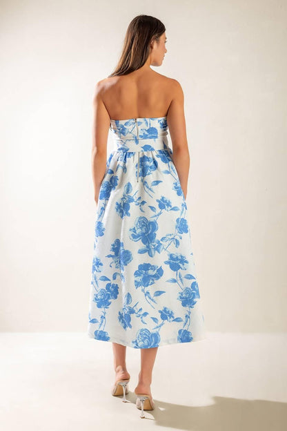 HONESTLY LOVE WOVEN MIDI DRESS Flying Tomato