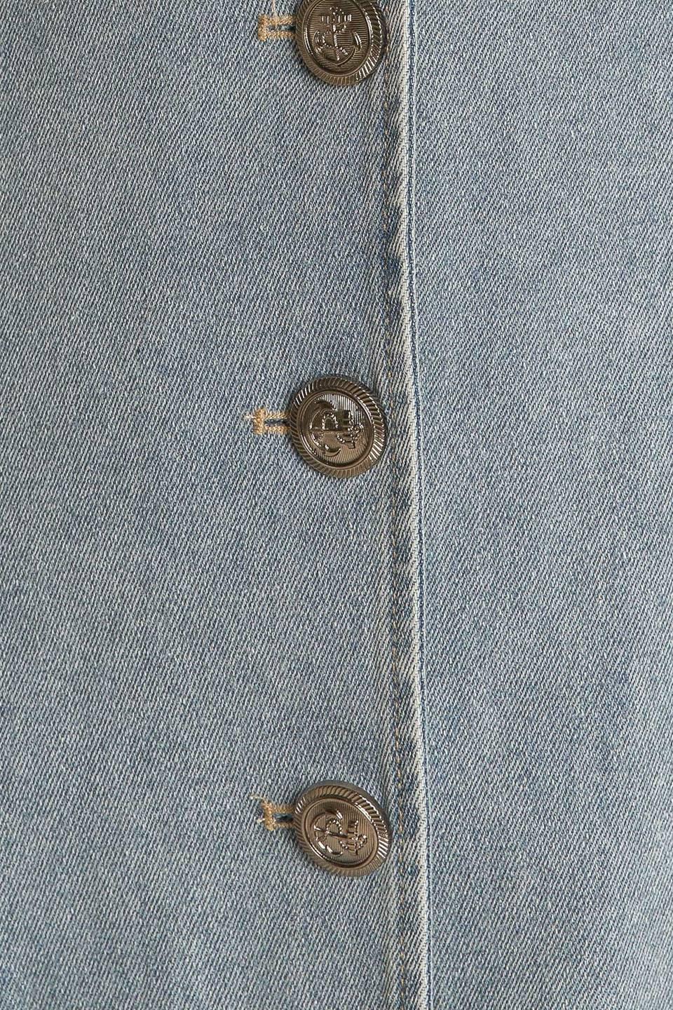 NAUTICAL & NICE DENIM MIDI DRESS Flying Tomato