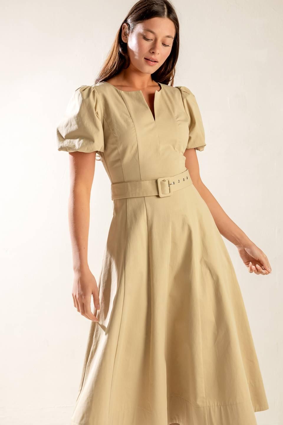 SUNLIT SOIREE WOVEN MIDI DRESS Flying Tomato