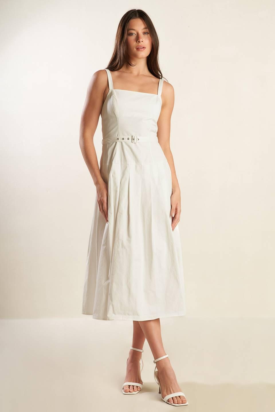 SHAY LANTANA WOVEN MIDI DRESS Flying Tomato