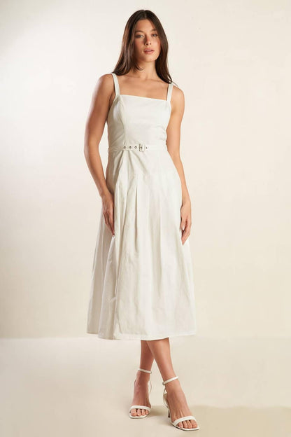 SHAY LANTANA WOVEN MIDI DRESS Flying Tomato