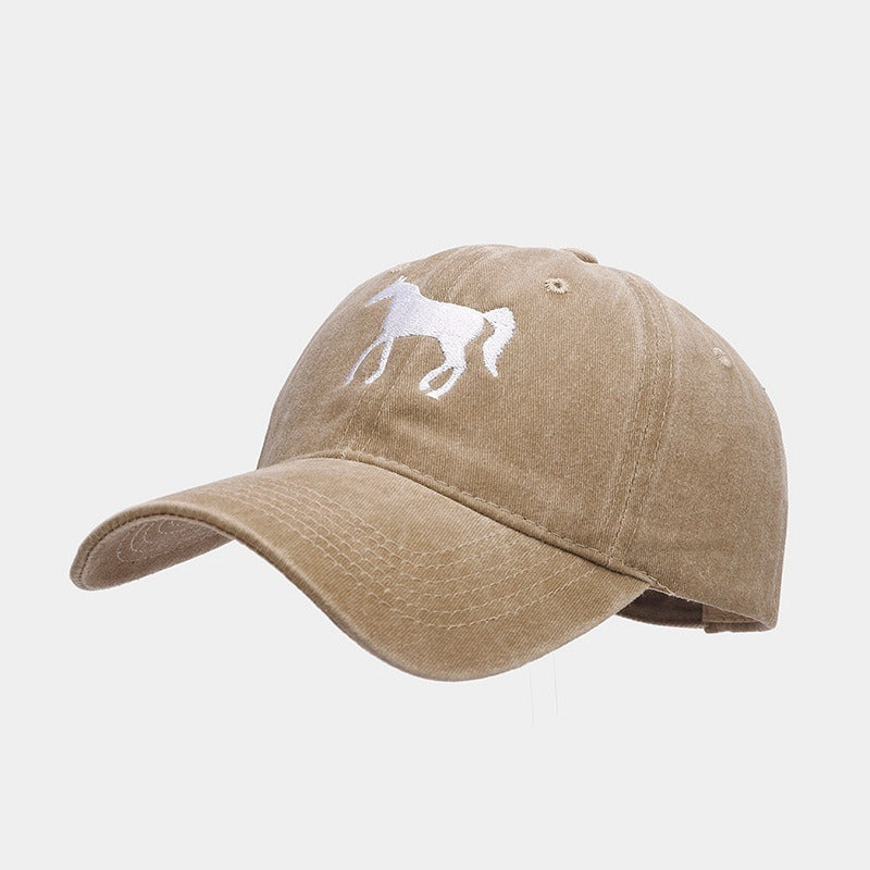 Horsing Around Distressed Cowgirl Baseball Cap Country in My Heart