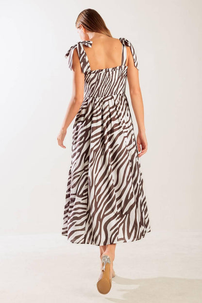 DANCING WITH THE WOVEN MIDI DRESS Flying Tomato
