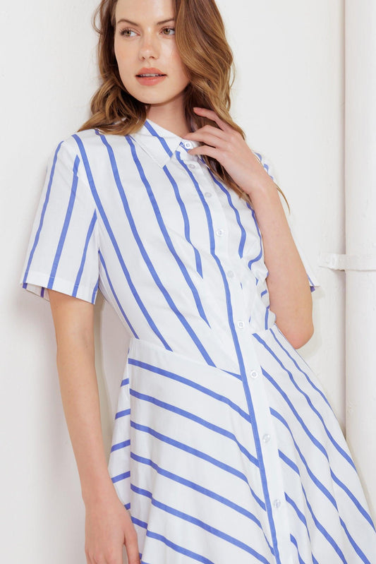 YOU HAD ME AT WOVEN MIDI DRESS Flying Tomato