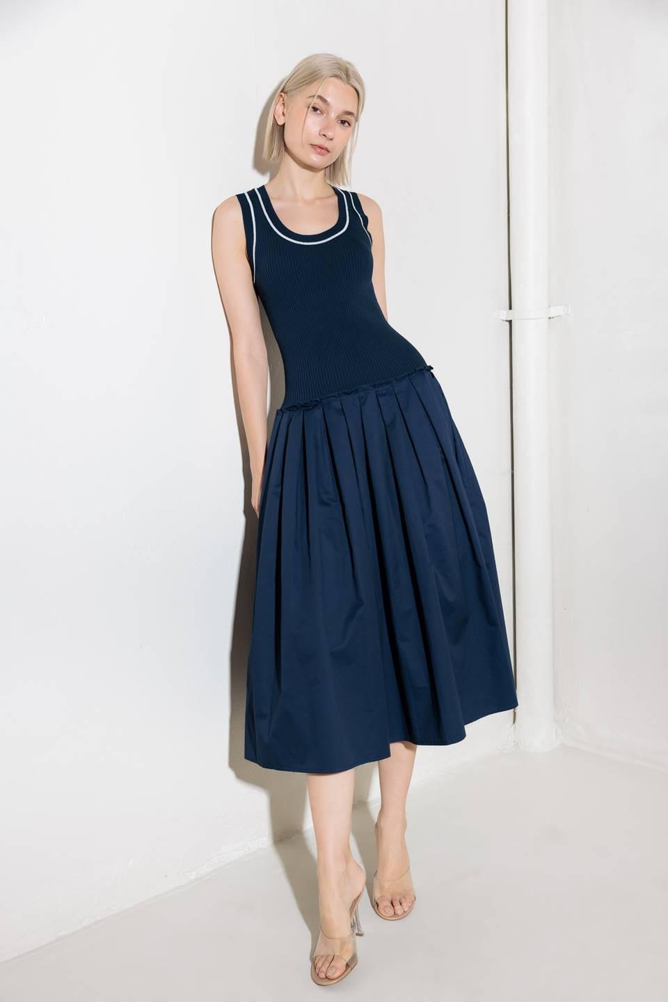 CELEBRATE EVERYDAY NAVY DRESS Flying Tomato
