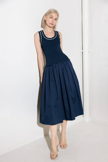 CELEBRATE EVERYDAY NAVY DRESS Flying Tomato
