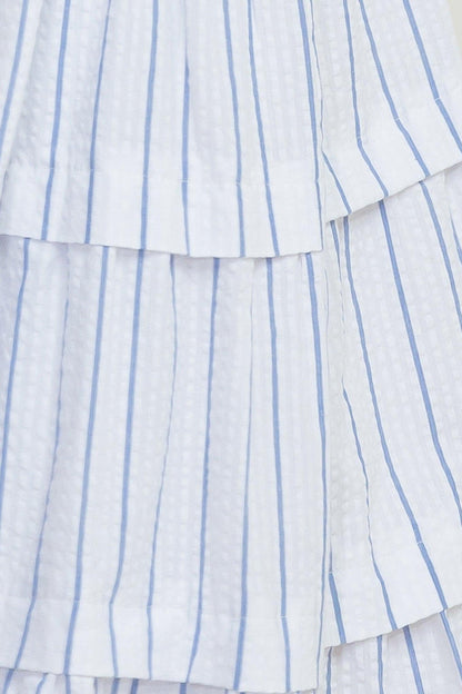 BREEZE NOTE WOVEN MIDI DRESS Flying Tomato