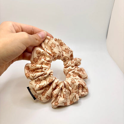Mini Ditsy Flower Fall Ribbed Scrunchie Enchanted Scrunch
