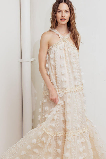 CLOUD NINE GOWN WOVEN ANKLE DRESS Flying Tomato