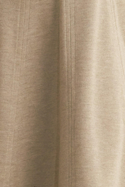 SOPHISTICATED SIMPLICITY WOVEN KNIT MIDI DRESS Flying Tomato