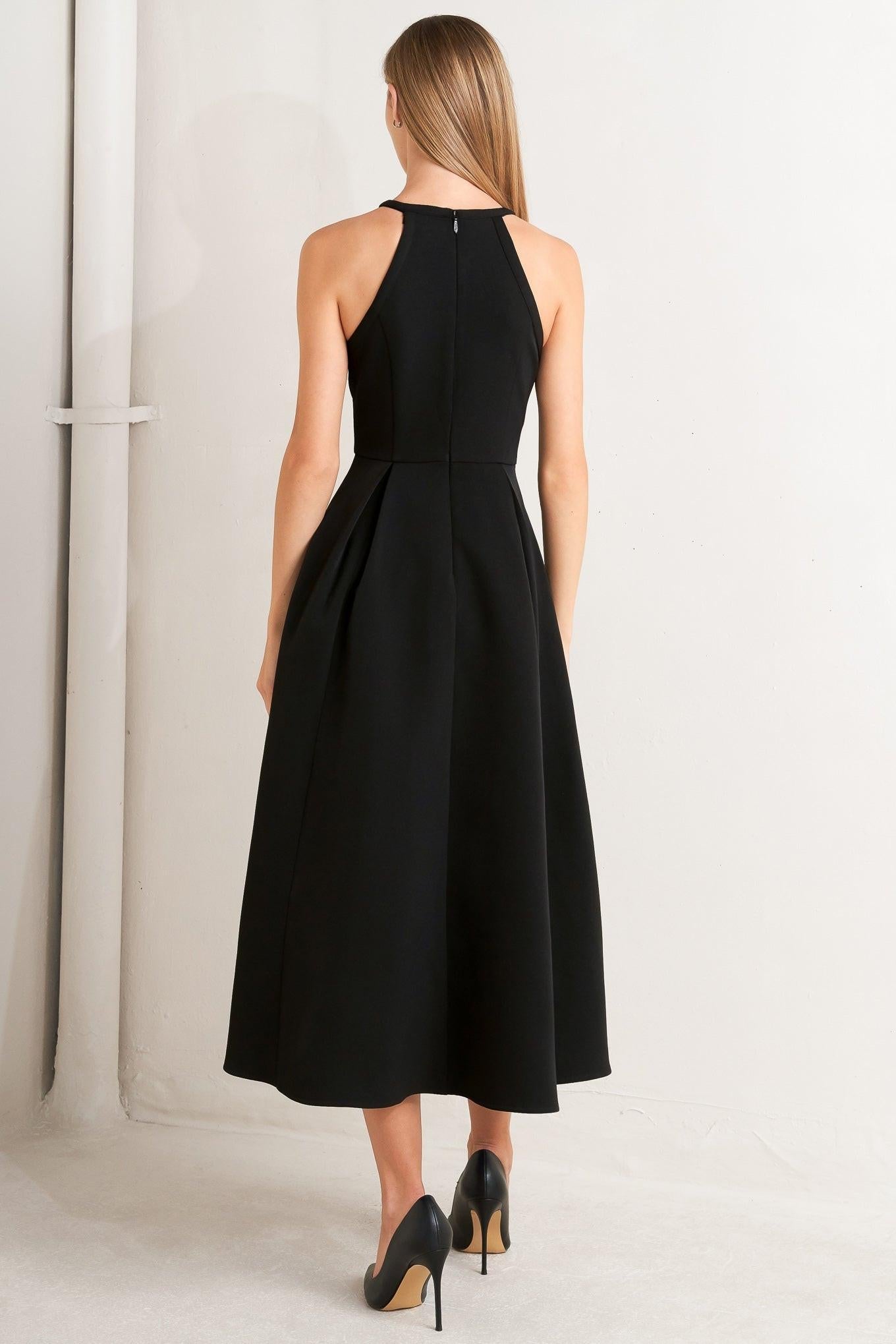 GALAXY CHARM WOVEN MIDI DRESS Flying Tomato