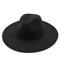 Modern Classic Felt Fedora – Stylish Wide Brim Wool Hat for Men and Women Country in My Heart