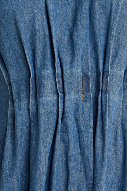 MODERN WORK DENIM MIDI DRESS Flying Tomato