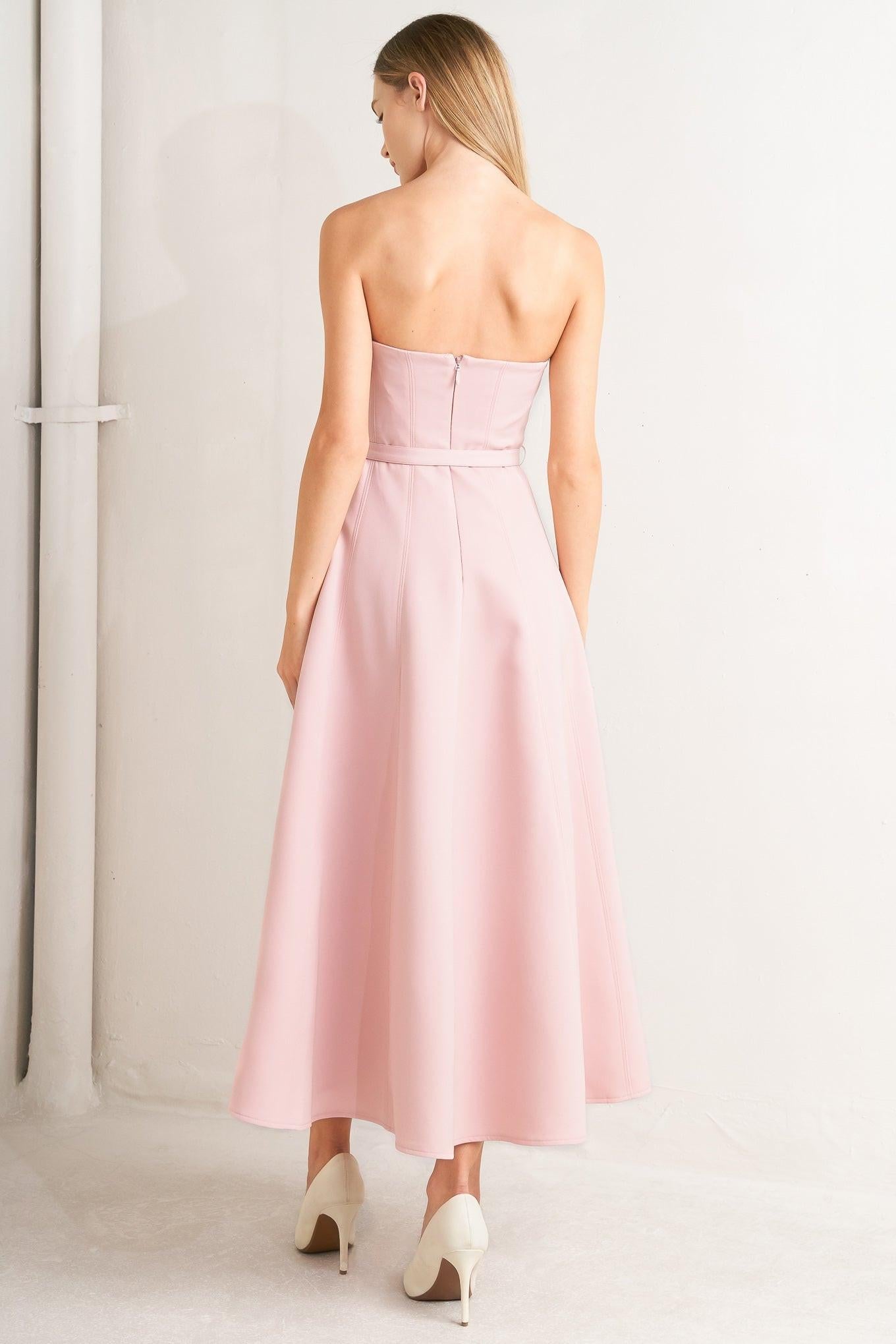 WEEKEND GLAM WOVEN MIDI DRESS Flying Tomato