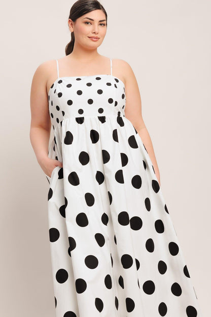 PARISIAN SPOTLIGHT WOVEN MIDI DRESS Flying Tomato
